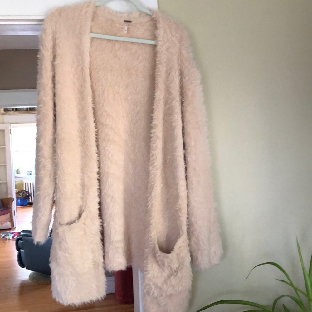 NWOT Super soft cream free people cardigan